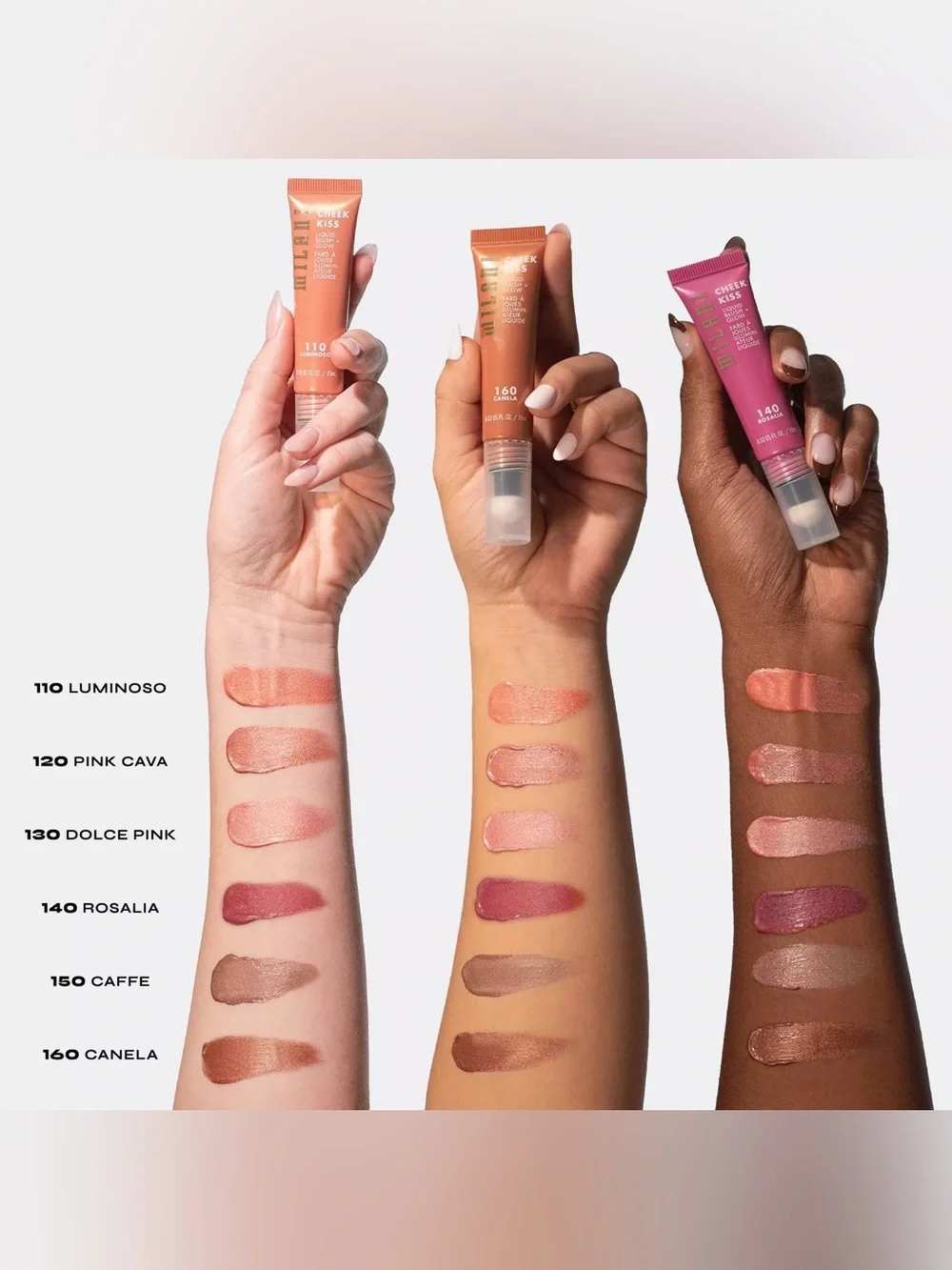 MILANI Cheek Kiss Liquid Blush + Glow - 150 Caffe, NEW